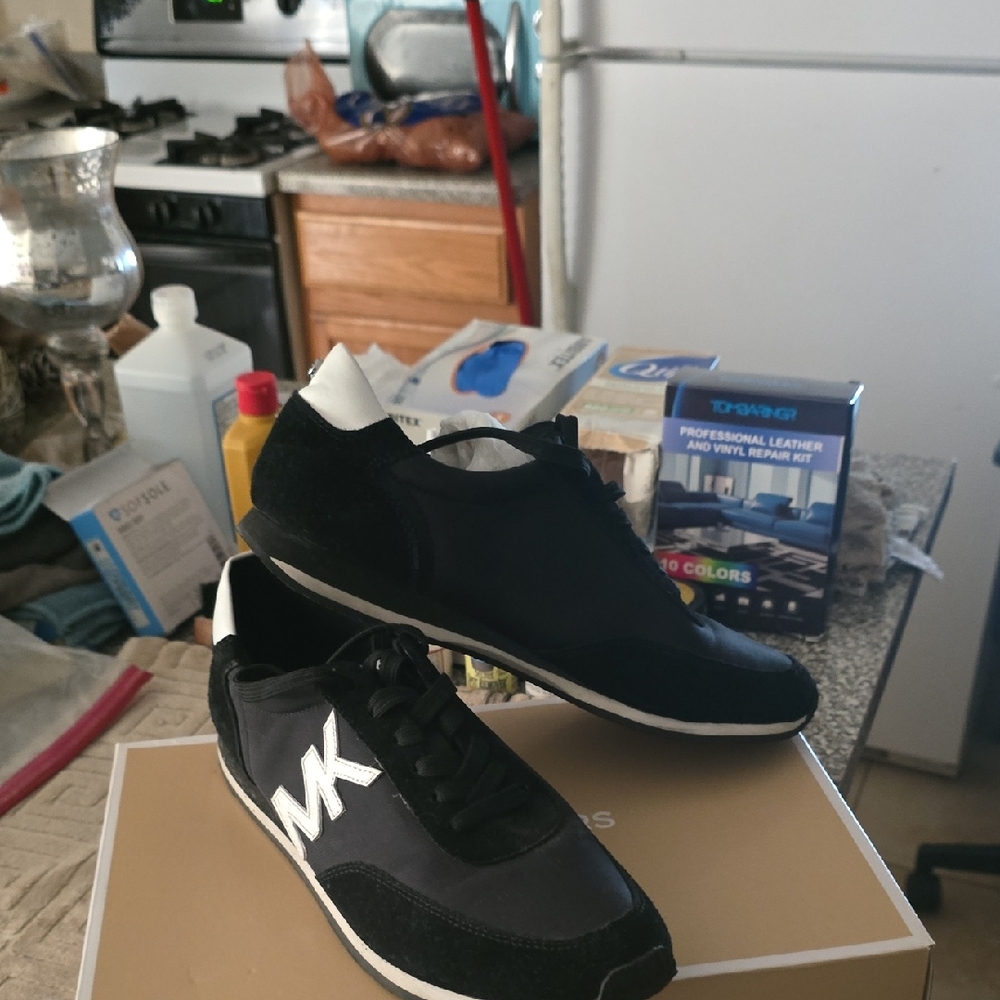 Michael Kors Black and White Men's Sneakers